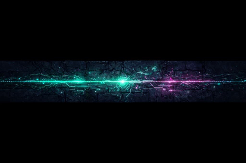 Stylized gradient divider between hero and product sections